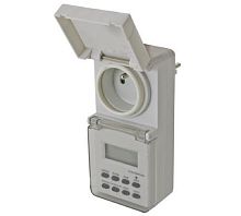 Розетка с таймером недельная Feron ТМ23 220В 3500ВТ 16А IP20 картинка